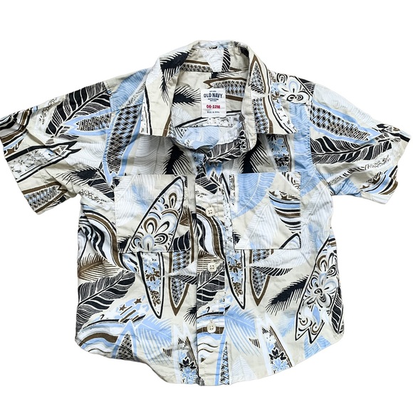 6-12 month Old Navy Hawaiian shirt - Picture 1 of 2